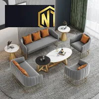 Xưởng Nội Thất Ngọc Thịnh Đồng Nai - Bộ bàn ghế sofa màu xám